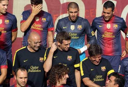 البرشلونة يأخذ الصورة الرسمية للفريق لموسم 2012-2013
